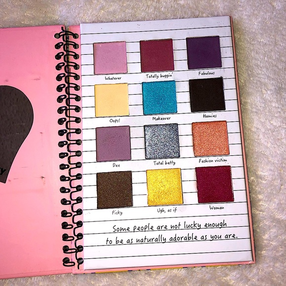 Hot Topic LE Clueless Totally Buggin’ Eyeshadow Palette Notebook - Picture 5 of 6